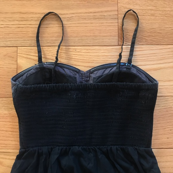 American Eagle Button Up Dress Black - Picture 3 of 4